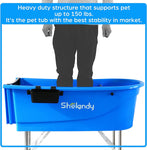 SHELANDY 45" Pet Grooming Bathtub Dog Wash Station | Heavy Duty Bathing Tub