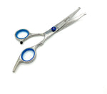 Professional Curved Dog Scissors & Thinning Shears Set | Comfortable & Adjustable