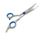 Professional Curved Dog Scissors & Thinning Shears Set | Comfortable & Adjustable