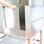 46” Stainless Steel Dog Grooming Bath with Ramp