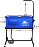 Portable 40" Pet Bathtub | Dog Cat Grooming Bathing and Shower