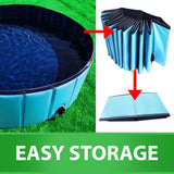 Gravitis Pet Supplies Dog Paddling Pool. Folding Rigid Panel Pet Pool