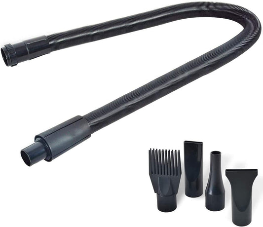 Single-motor dog dryer hose with four detachable nozzle attachments.