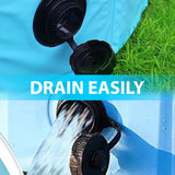 Gravitis Pet Supplies Dog Paddling Pool. Folding Rigid Panel Pet Pool