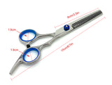 Professional Curved Dog Scissors & Thinning Shears Set | Comfortable & Adjustable