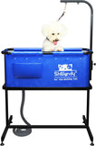 Portable 40" Pet Bathtub | Dog Cat Grooming Bathing and Shower