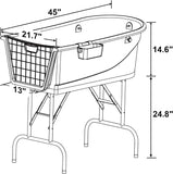 SHELANDY 45" Pet Grooming Bathtub Dog Wash Station | Heavy Duty Bathing Tub